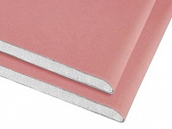 Огнестойкий влагостойкий гипсокартон (ОВГКЛ) 12,5